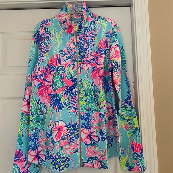 lilly pulitzer full zip jacket